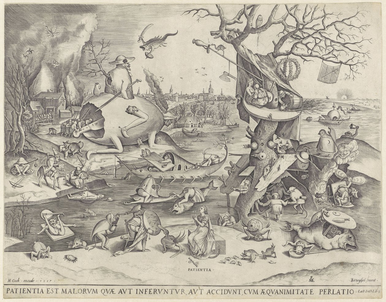 Geduld Tålmodighed (titel på objekt) af Pieter van der Heyden