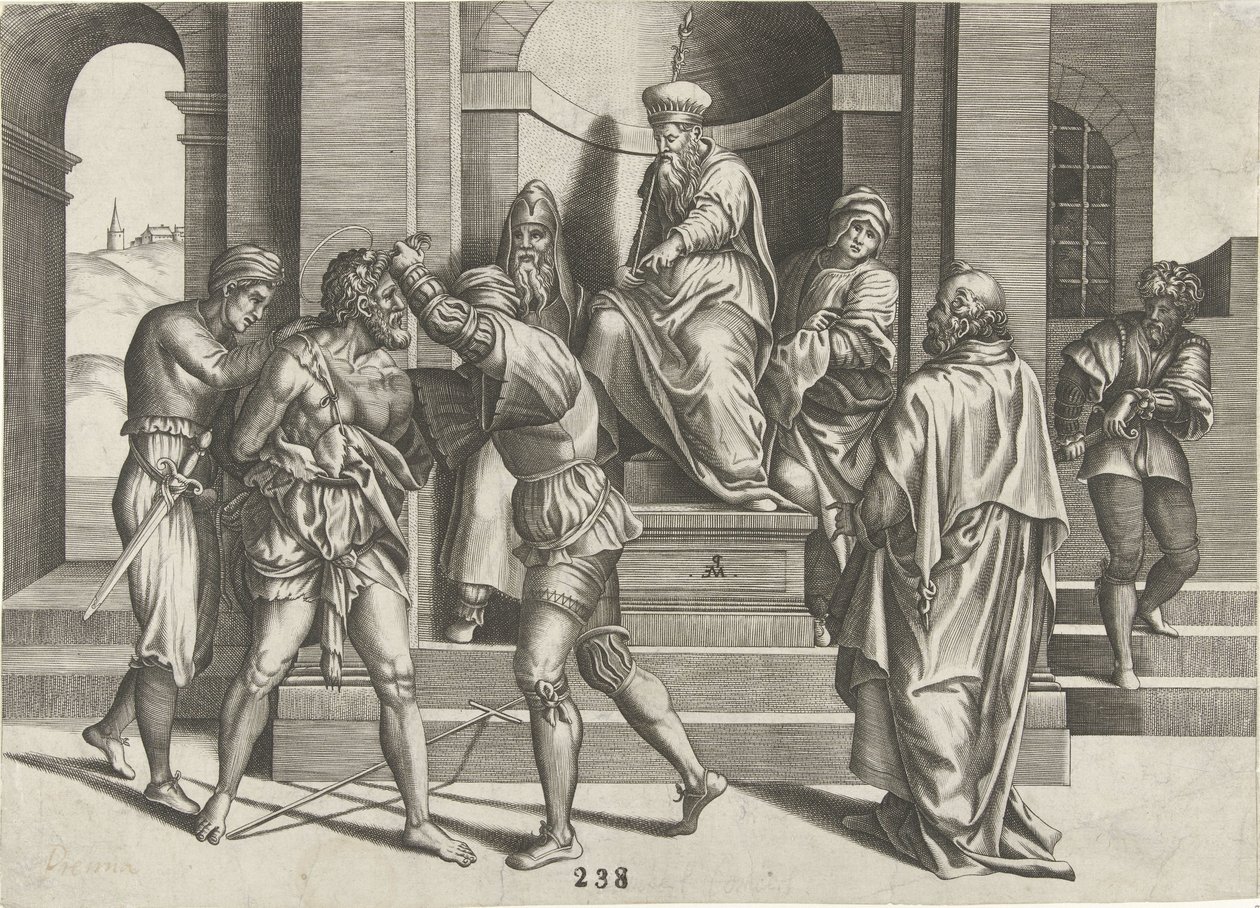 Johannes Døberens fængsling af Pieter van der Heyden