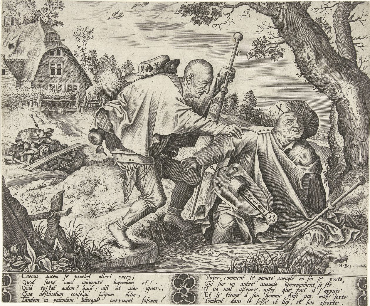 Lignelsen om de to blinde af Pieter van der Heyden