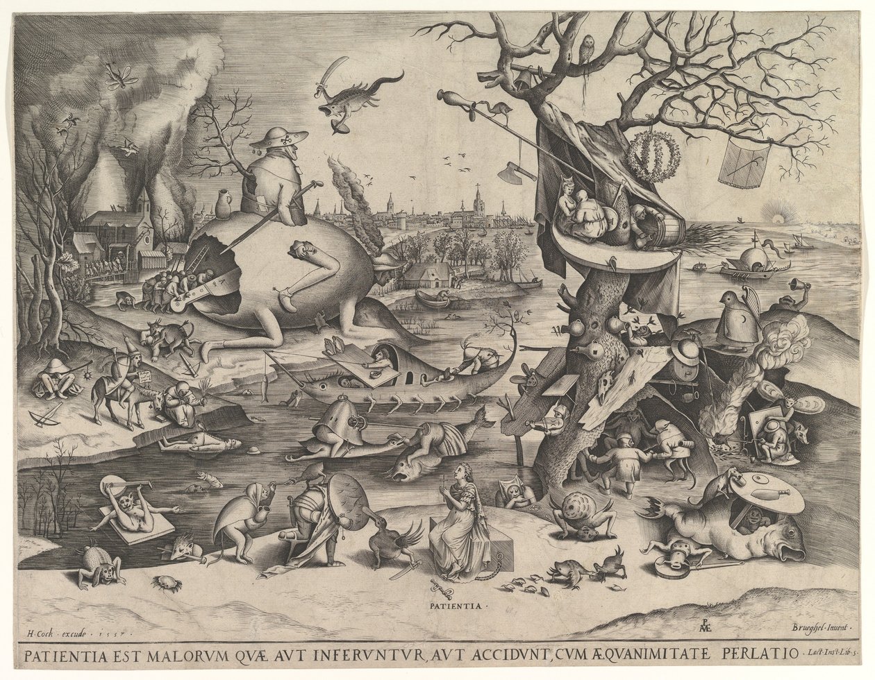 Tålmodighed Tålmodighed, 1557 af Pieter van der Heyden