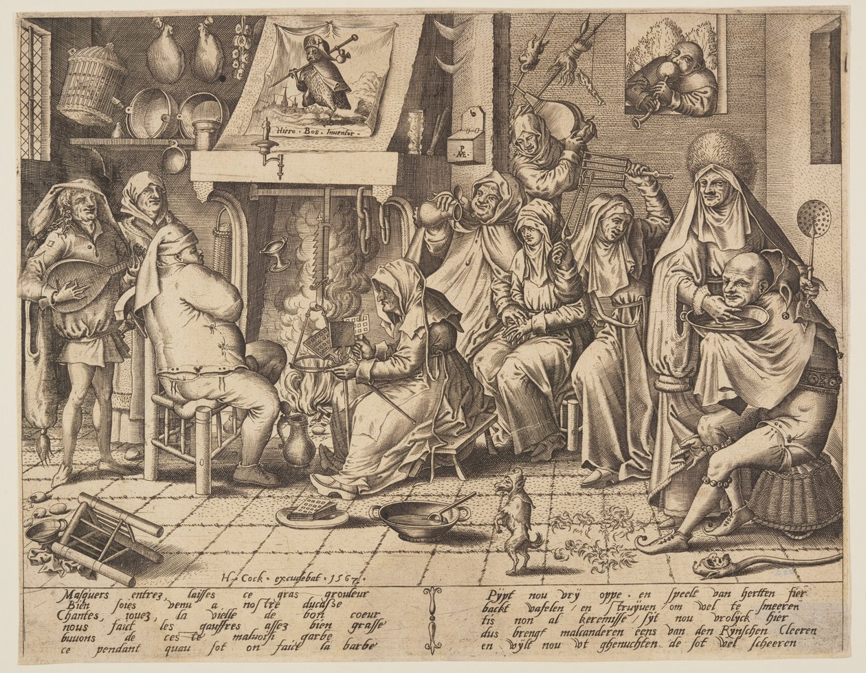 Fastelavnssøndag af Pieter van der Heyden