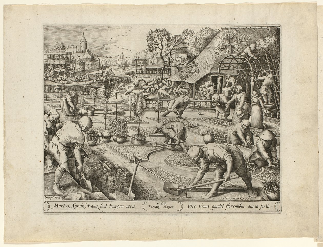 Spring, fra De fire årstider af Pieter van der Heyden