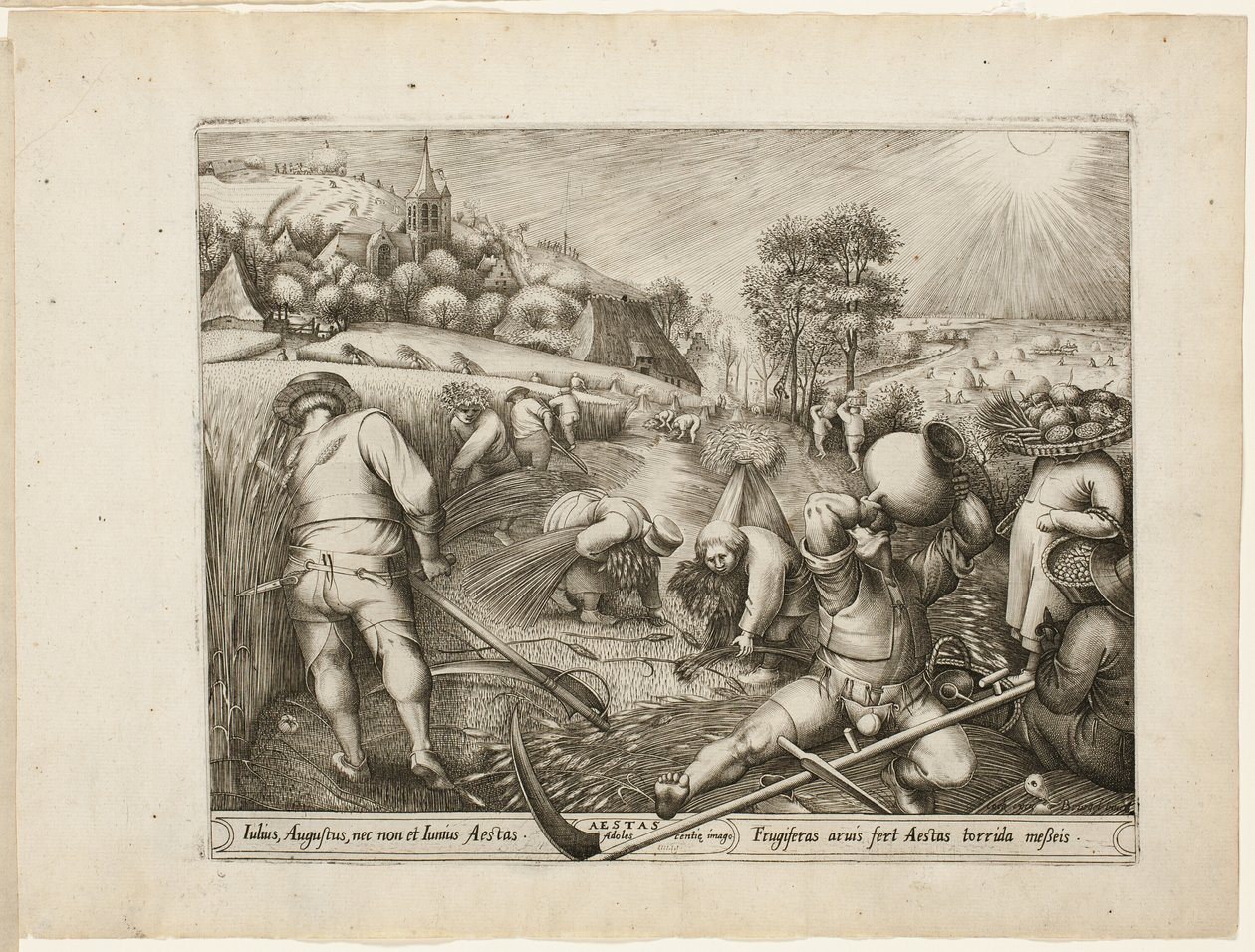 Sommer, fra De fire årstider af Pieter van der Heyden