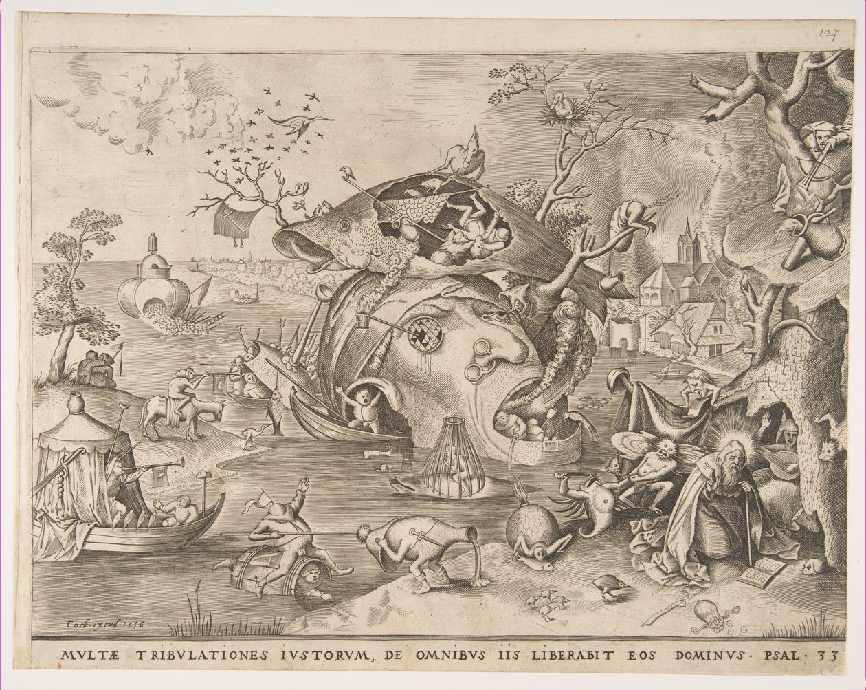 Sankt Anthonys fristelse, 1556. af Pieter van der Heyden
