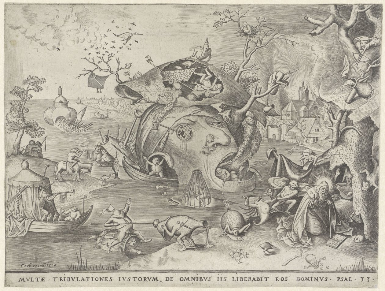 Andragende af St. Anthony af Pieter van der Heyden
