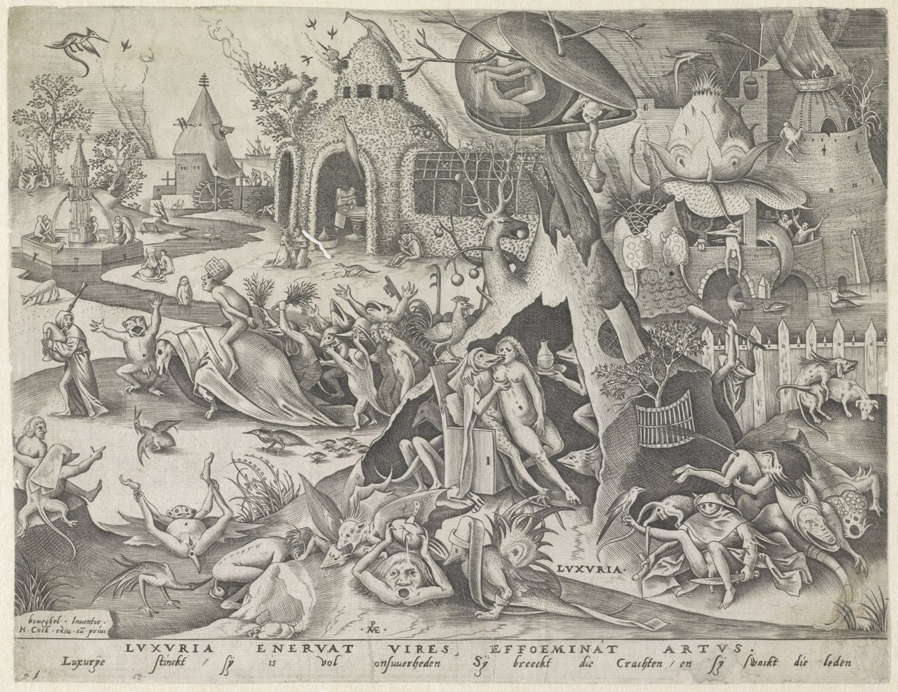 begær Luxuria (titel på objekt) The Seven Deadly Sins (serietitel) af Pieter van der Heyden