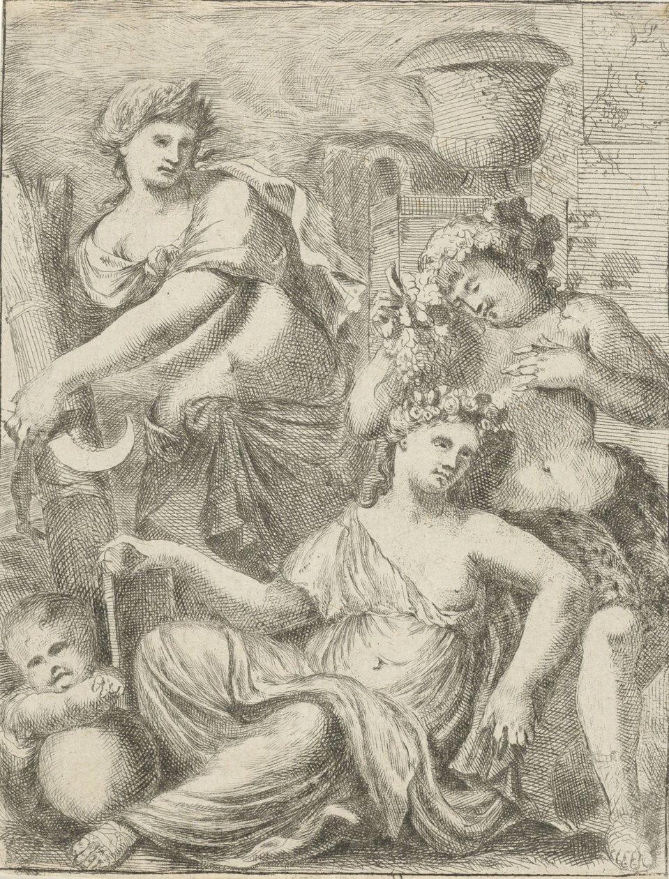 Ceres, Bacchus en Venus af Pieter van der Plas (II)