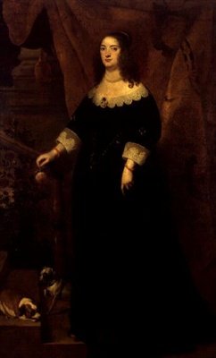 Portræt af prinsessen af Orange af Pieter van der Plas or Plaas
