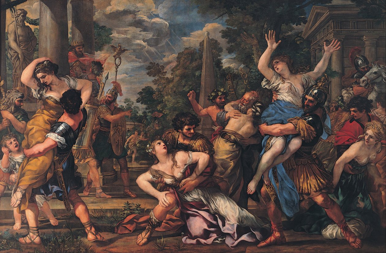 Voldtægt af Sabinerne af Pietro da Cortona