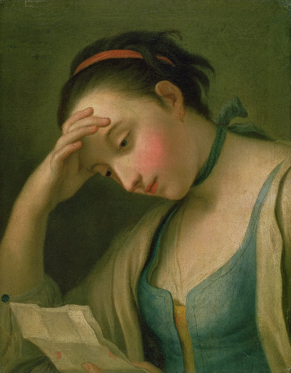 Portræt af en kvinde af Pietro Antonio Rotari