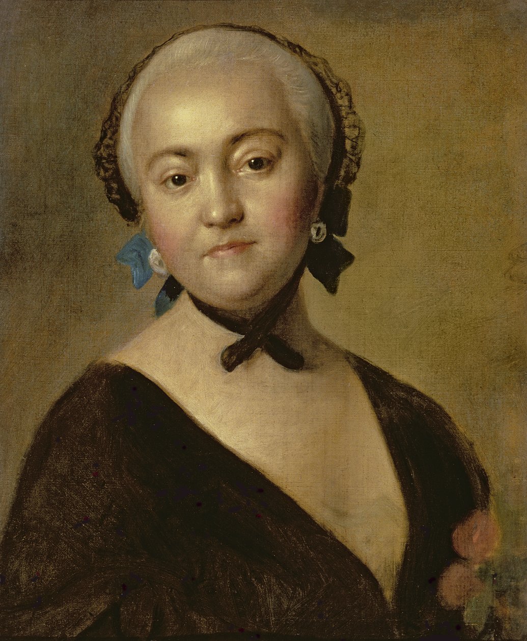 Portræt af kejserinde Elizabeth Petrovna (1709-62) 1760 af Pietro Antonio Rotari