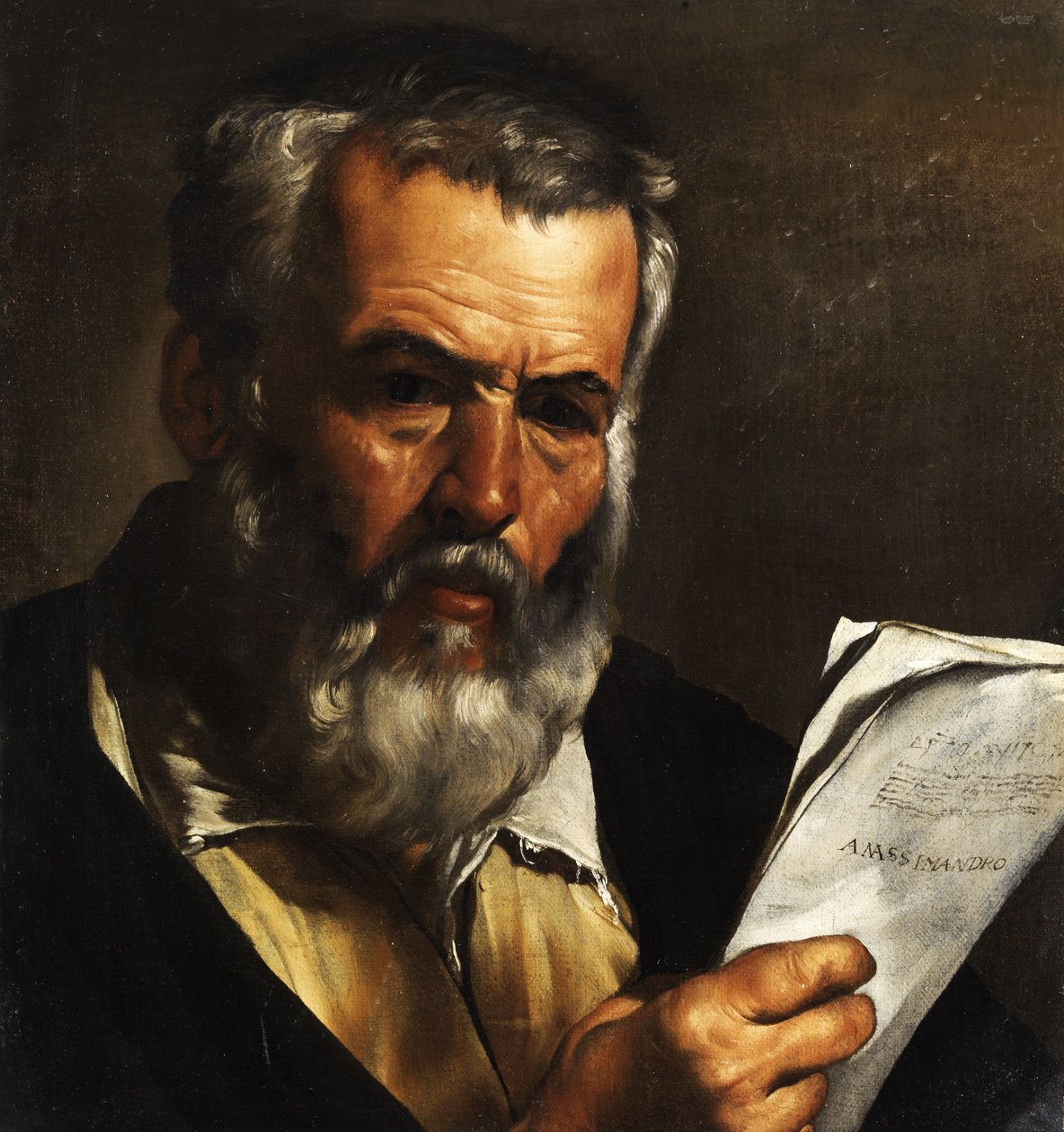 Portræt af filosofen Anaximander af Pietro Bellotti