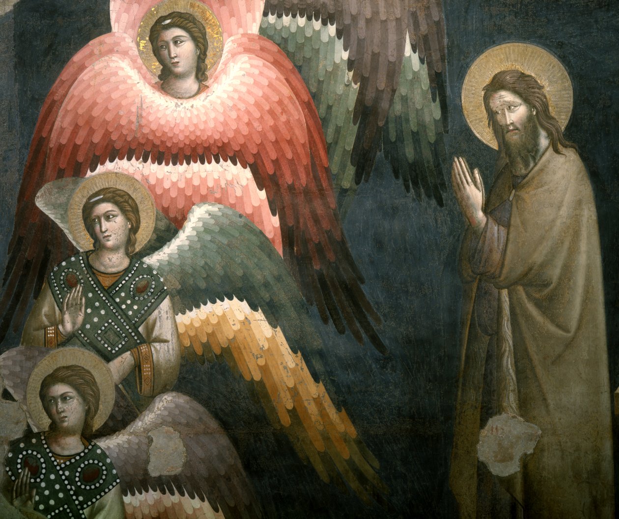 Engle, detalje fra Last Judgment, anden halvdel af 1200-tallet, fresko af Pietro Cavallini af Pietro Cavallini