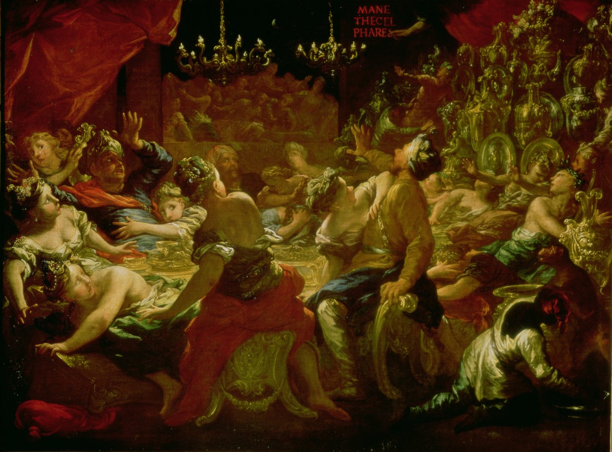 Belsazzars fest af Pietro Danini