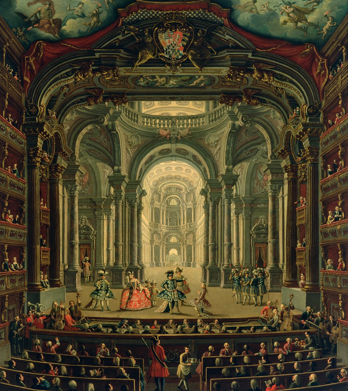 Teatro Reale i Torino af Pietro Domenico Oliviero