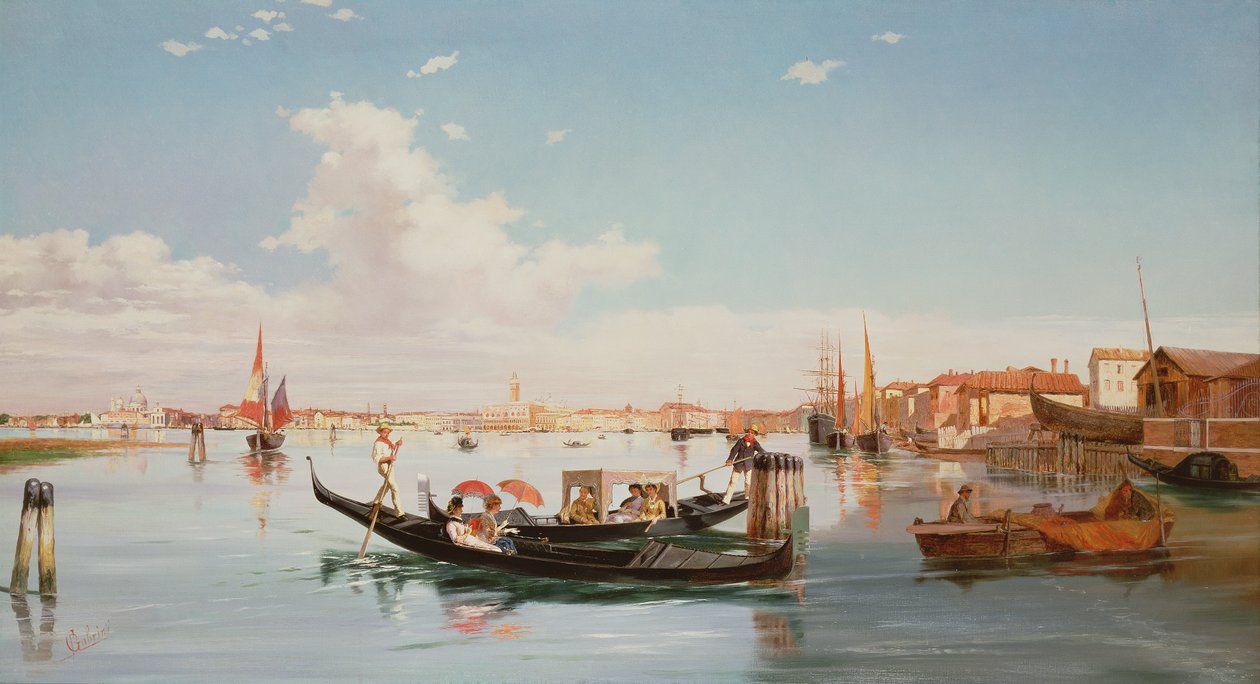 Lagunen, Venedig af Pietro Gabrini