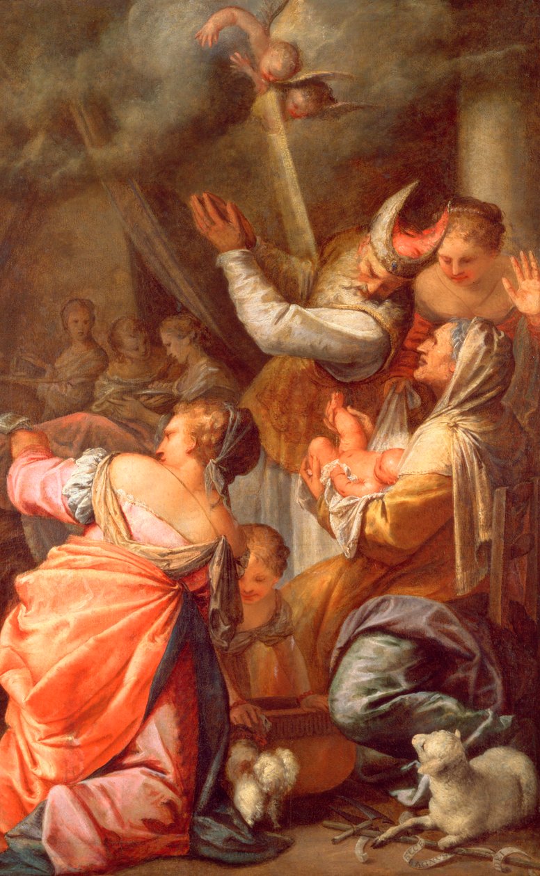 Johannes Døberens fødsel af Pietro Liberi