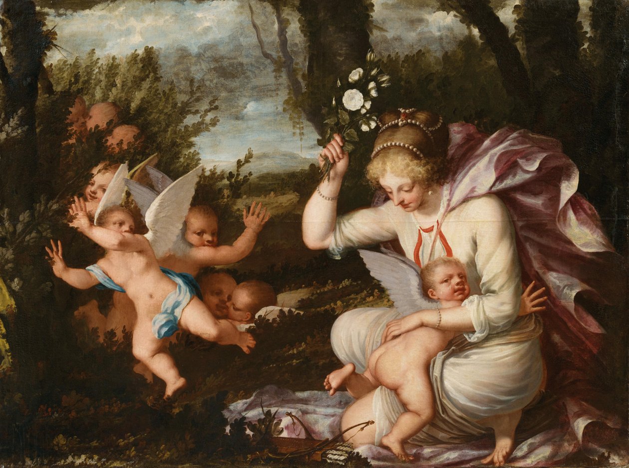Amorens straf af Pietro Liberi