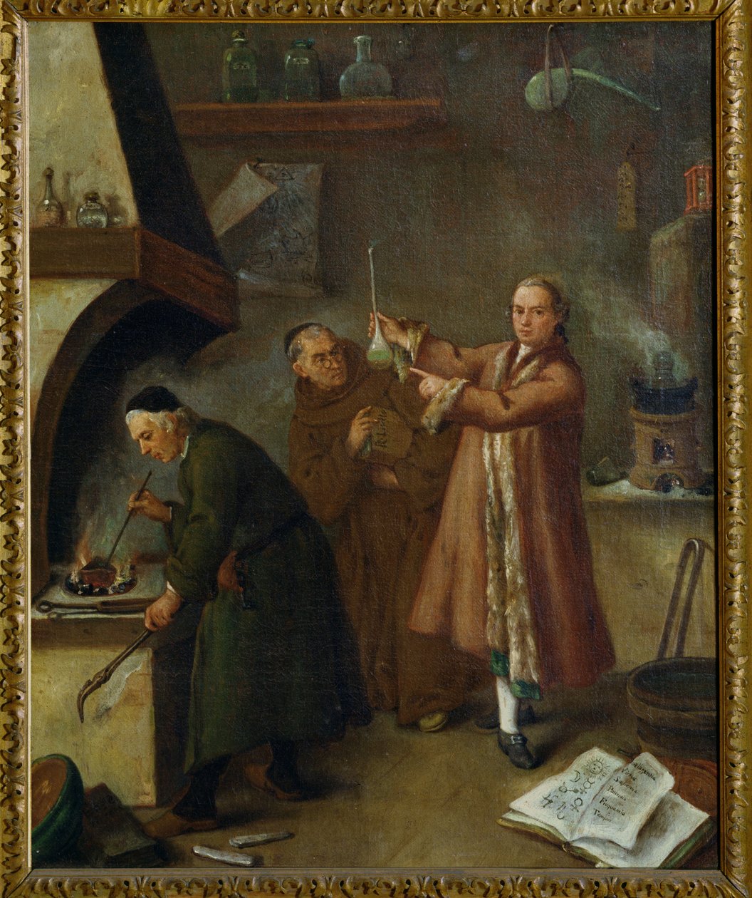 Alkymisterne, ca.1757 af Pietro Longhi