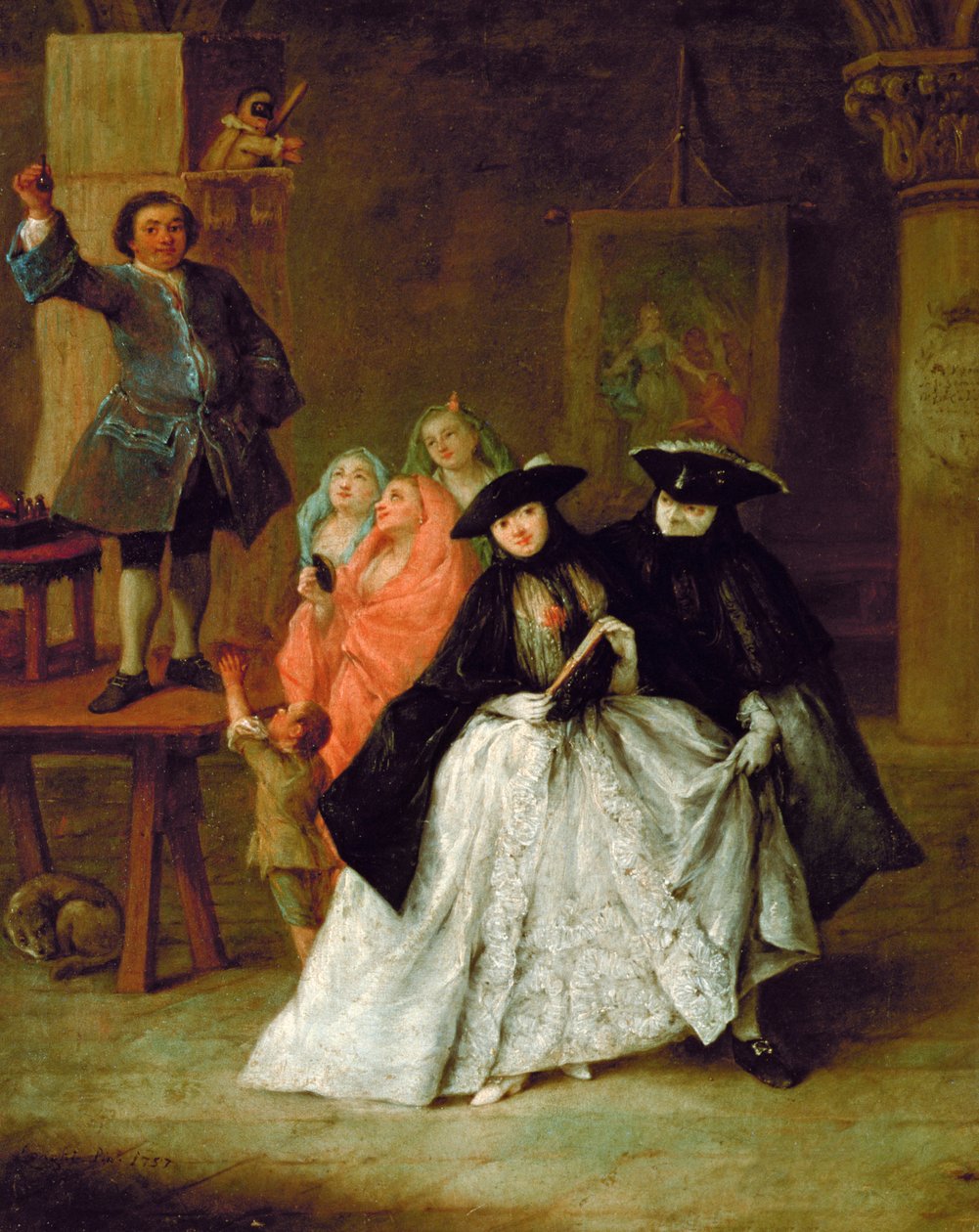 Charlatanen, 1757 af Pietro Longhi