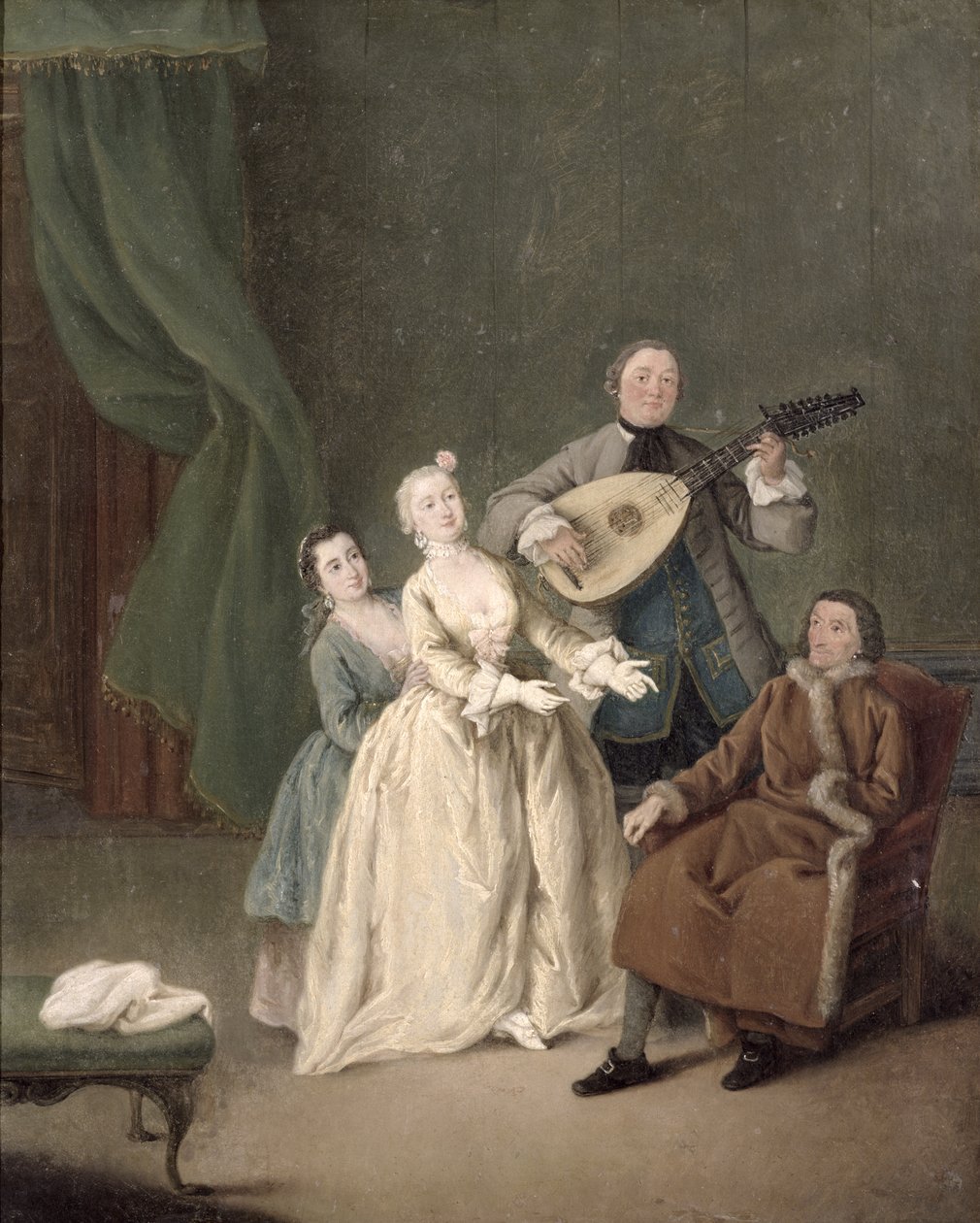 Familiekoncert, ca.1750 af Pietro Longhi