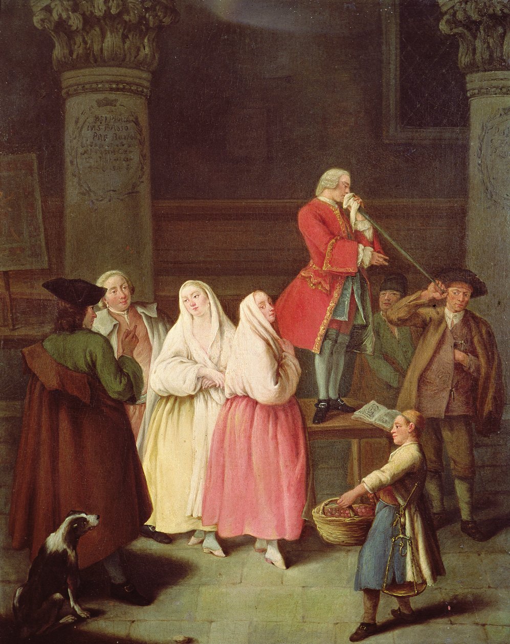 Spåkonen, 1752 af Pietro Longhi
