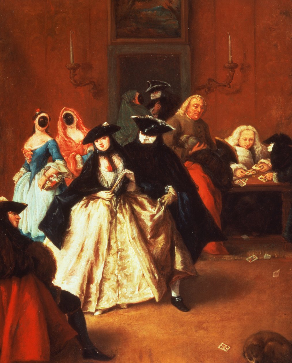 The Parlor af Pietro Longhi