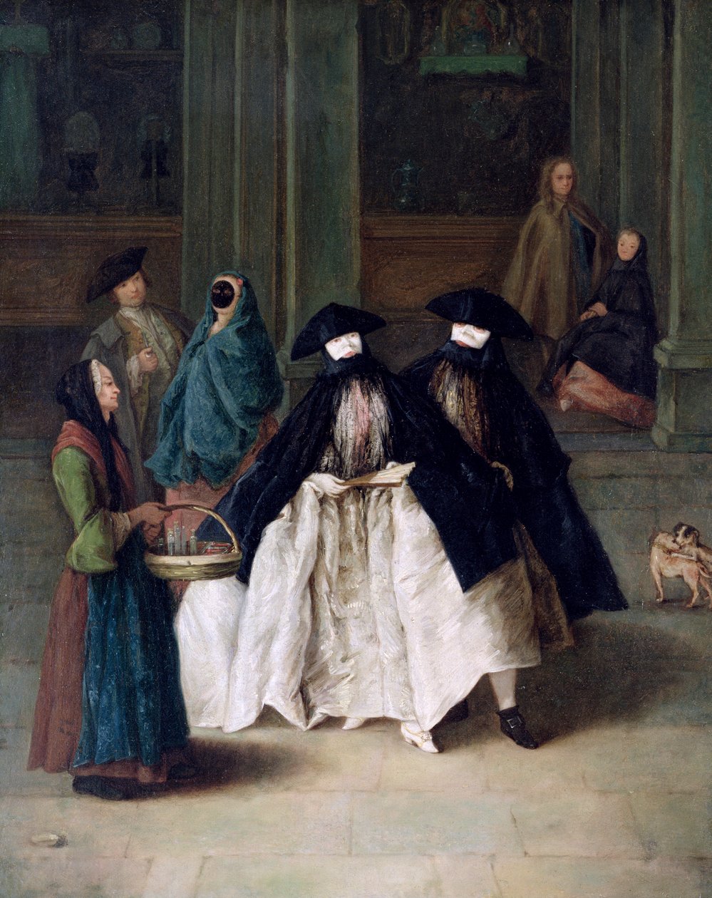 Parfumesælgeren (se også 60625) af Pietro Longhi