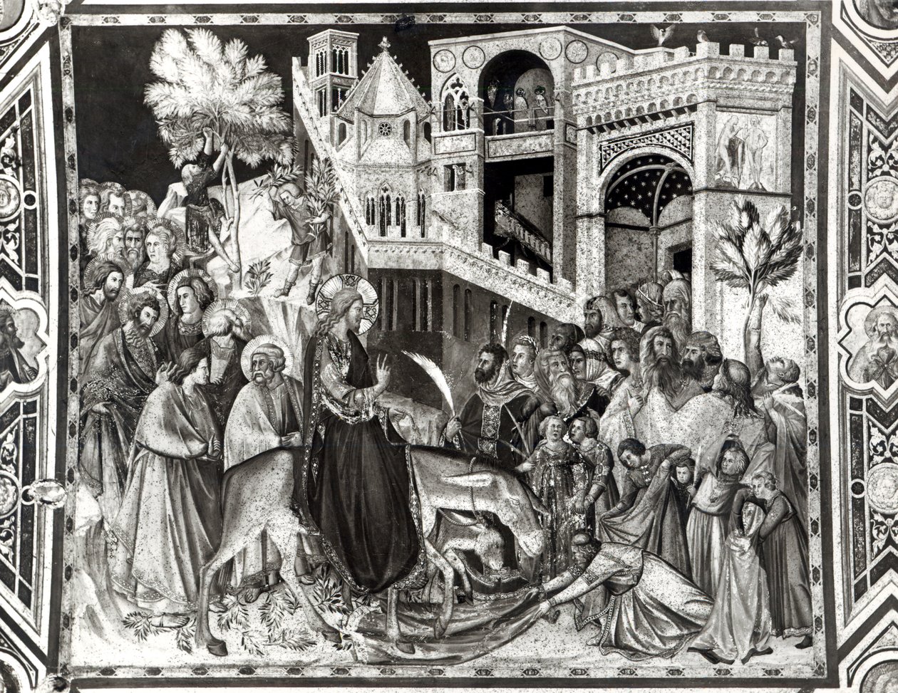 Kristi indtog i Jerusalem af Pietro Lorenzetti