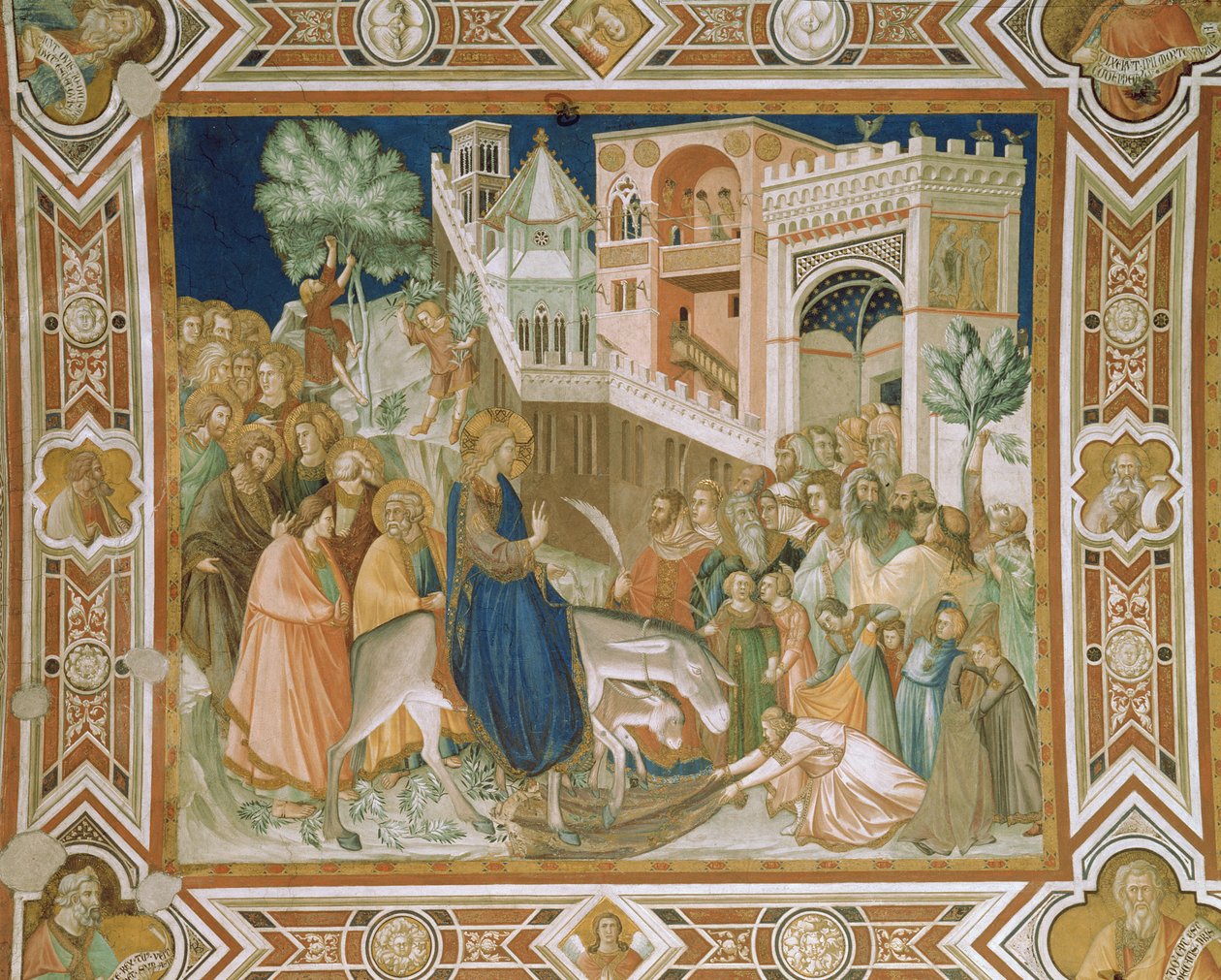 Kristi indtog i Jerusalem, 1320 af Pietro Lorenzetti
