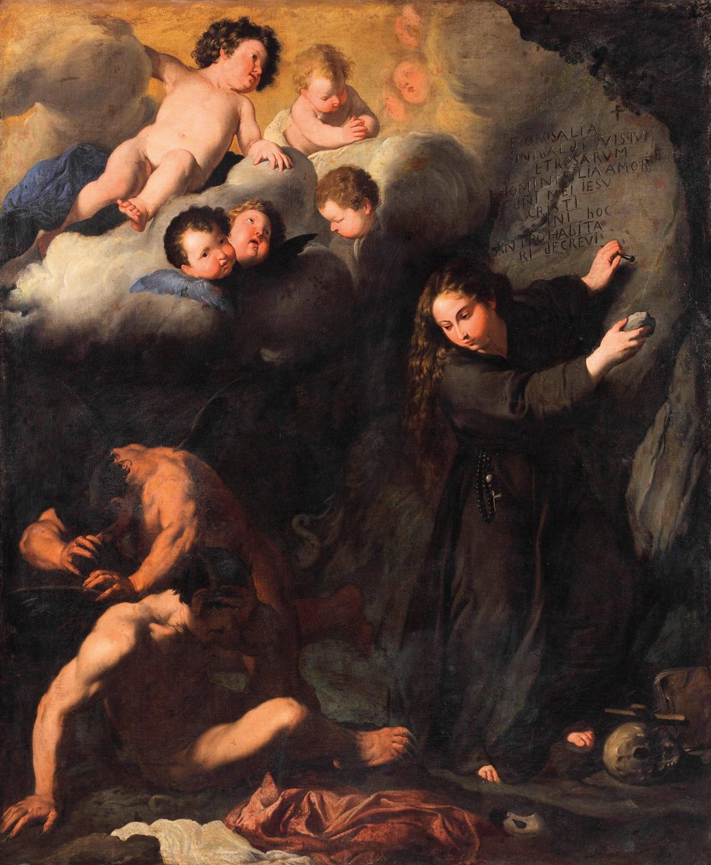 Santa Rosalia af Pietro Novelli