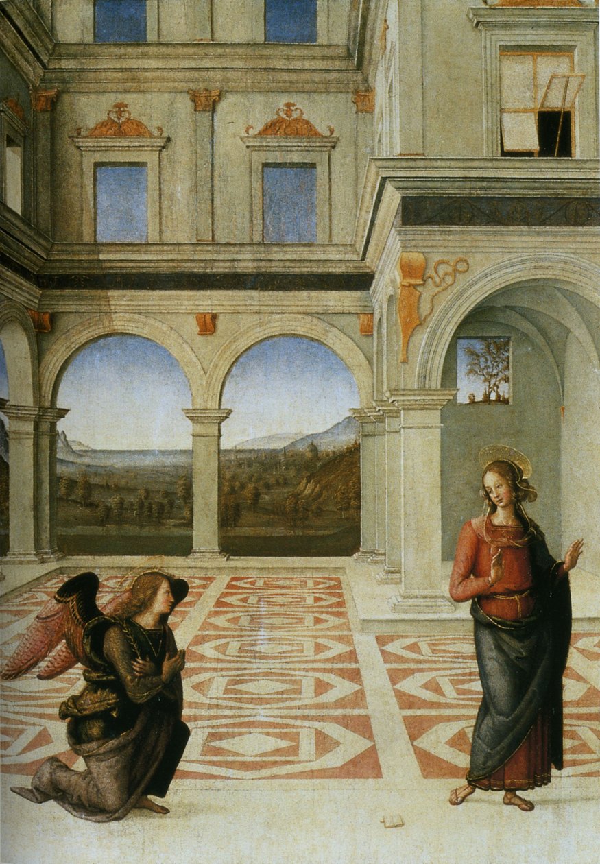 Meddelelse af Pietro Perugino