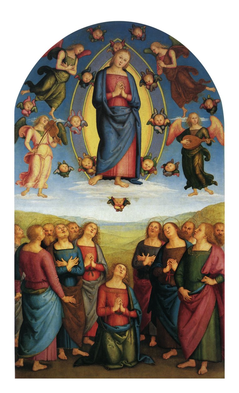 Antagelse af Maria af Pietro Perugino