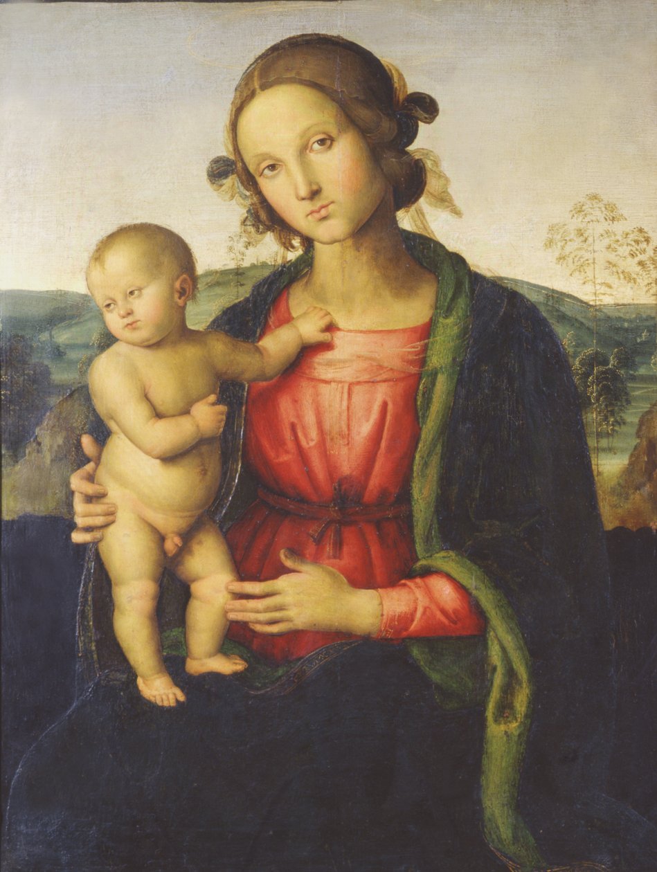 Madonna og barn af Pietro Perugino