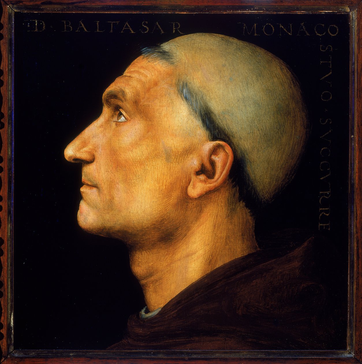 Portræt af Baldassare, Vallombrosano-munken af Pietro Perugino