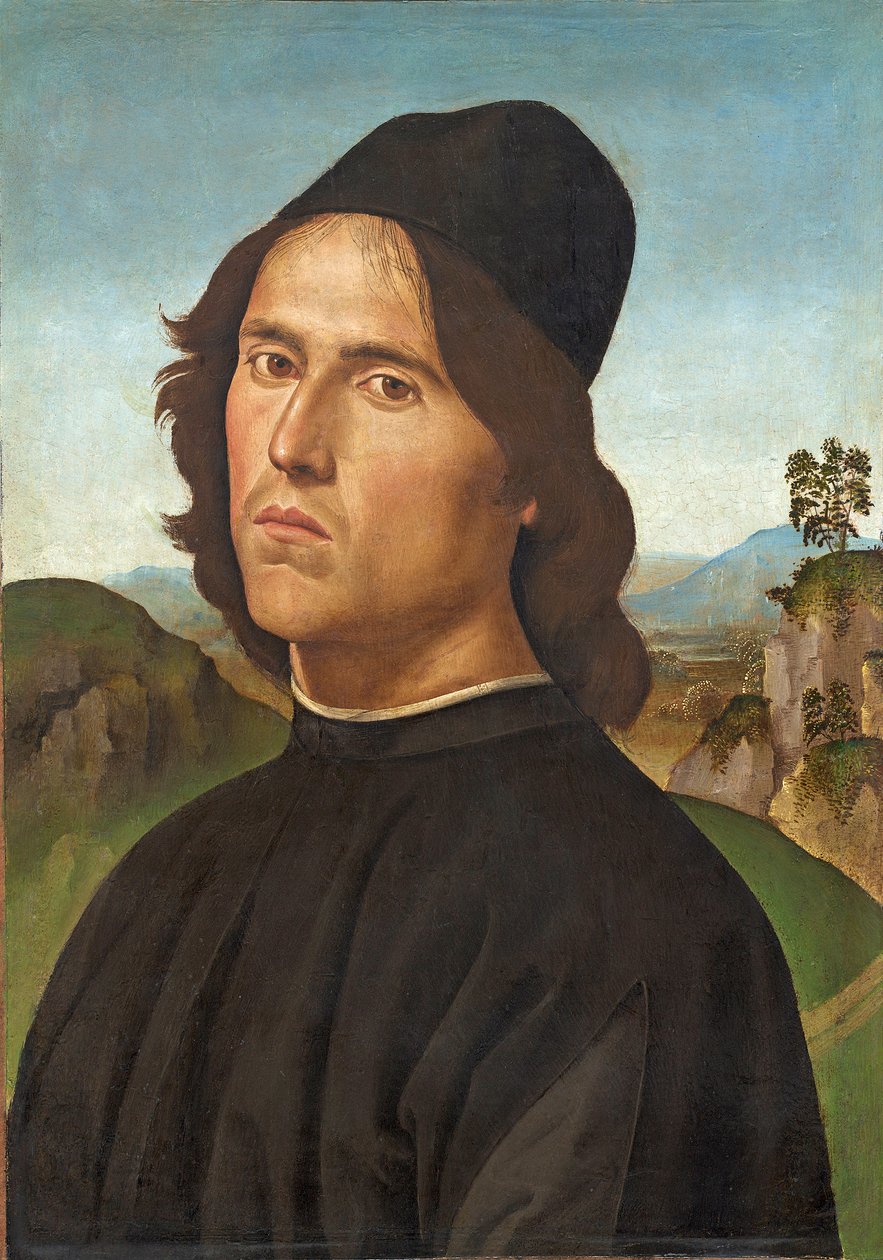 Portræt af Lorenzo di Credi, 1488 af Pietro Perugino