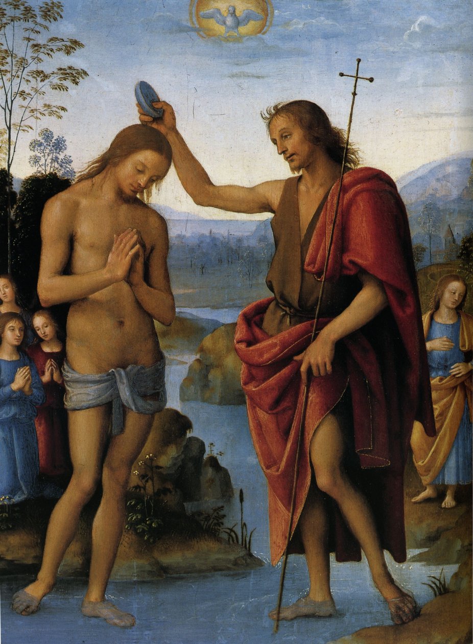 Kristi dåb af Pietro Perugino