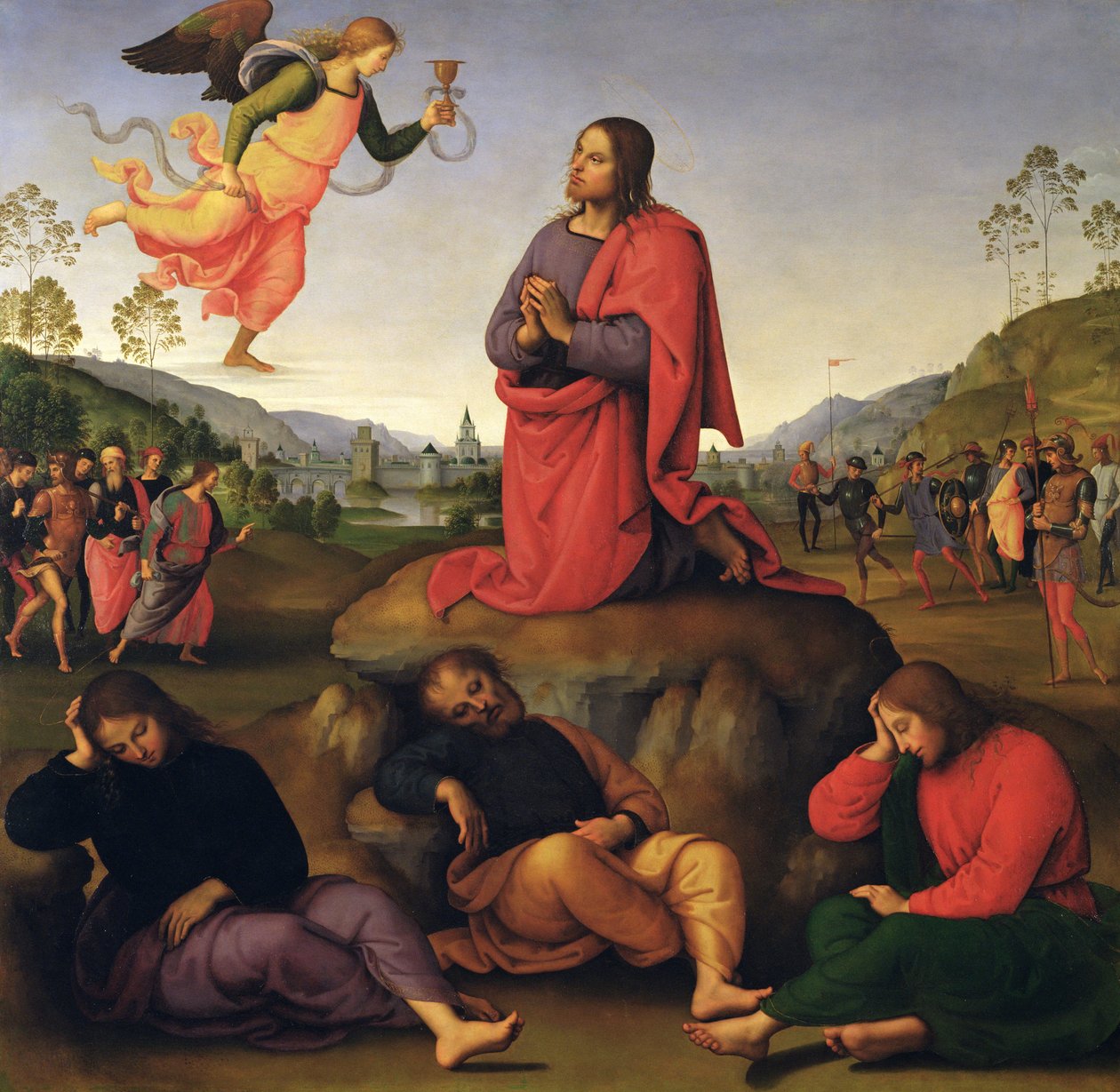 Agony in te Garden, 1492 af Pietro Perugino