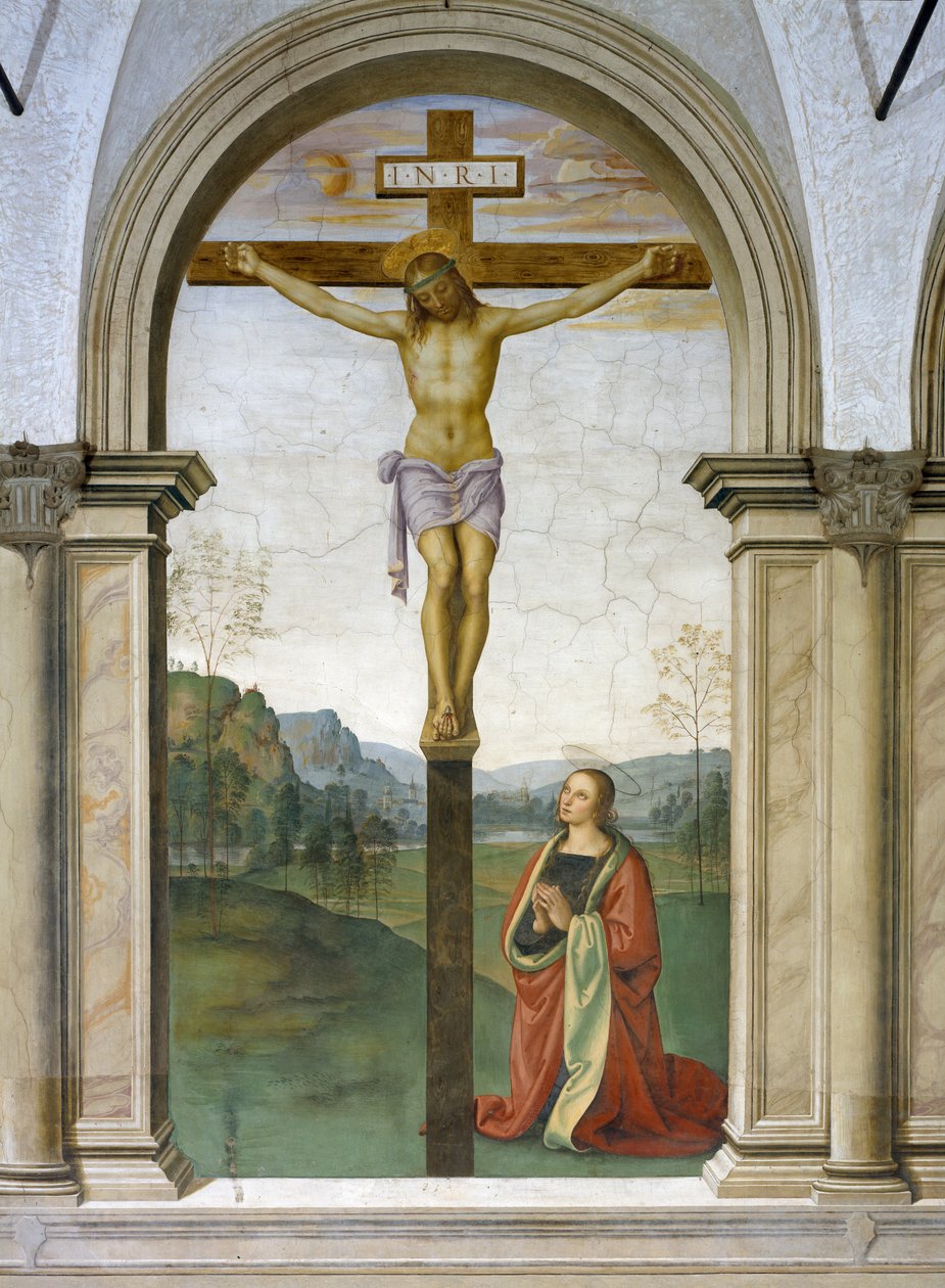 Korsfæstelsen, 1494-96 af Pietro Perugino