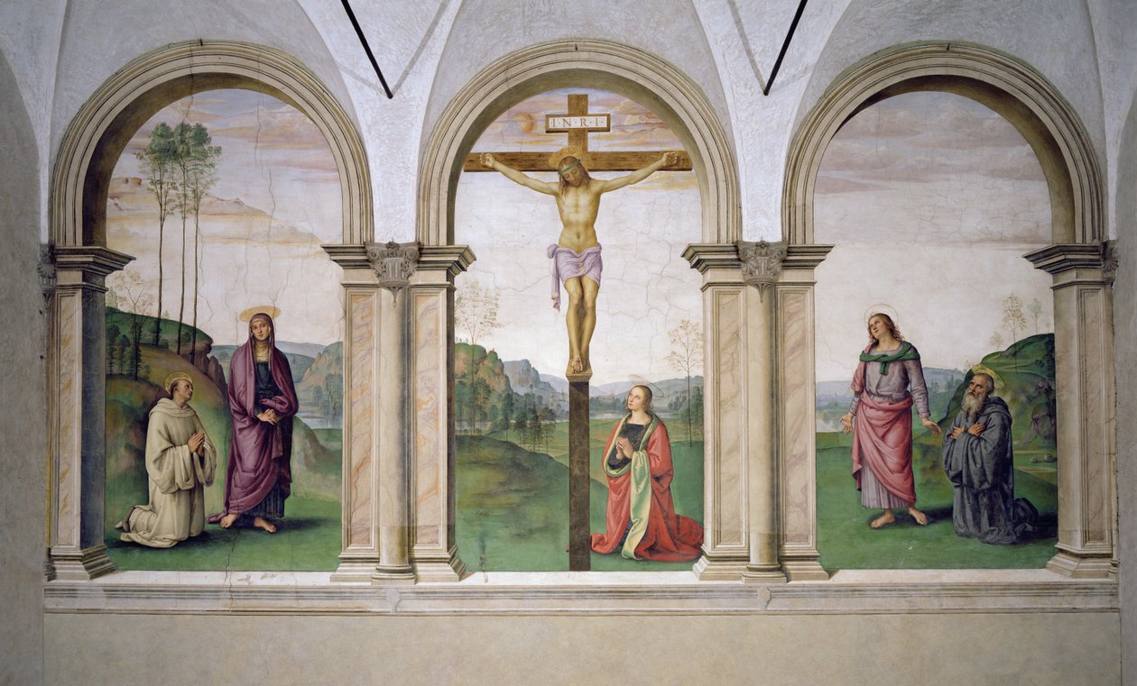 Korsfæstelsen, 1494-96 af Pietro Perugino