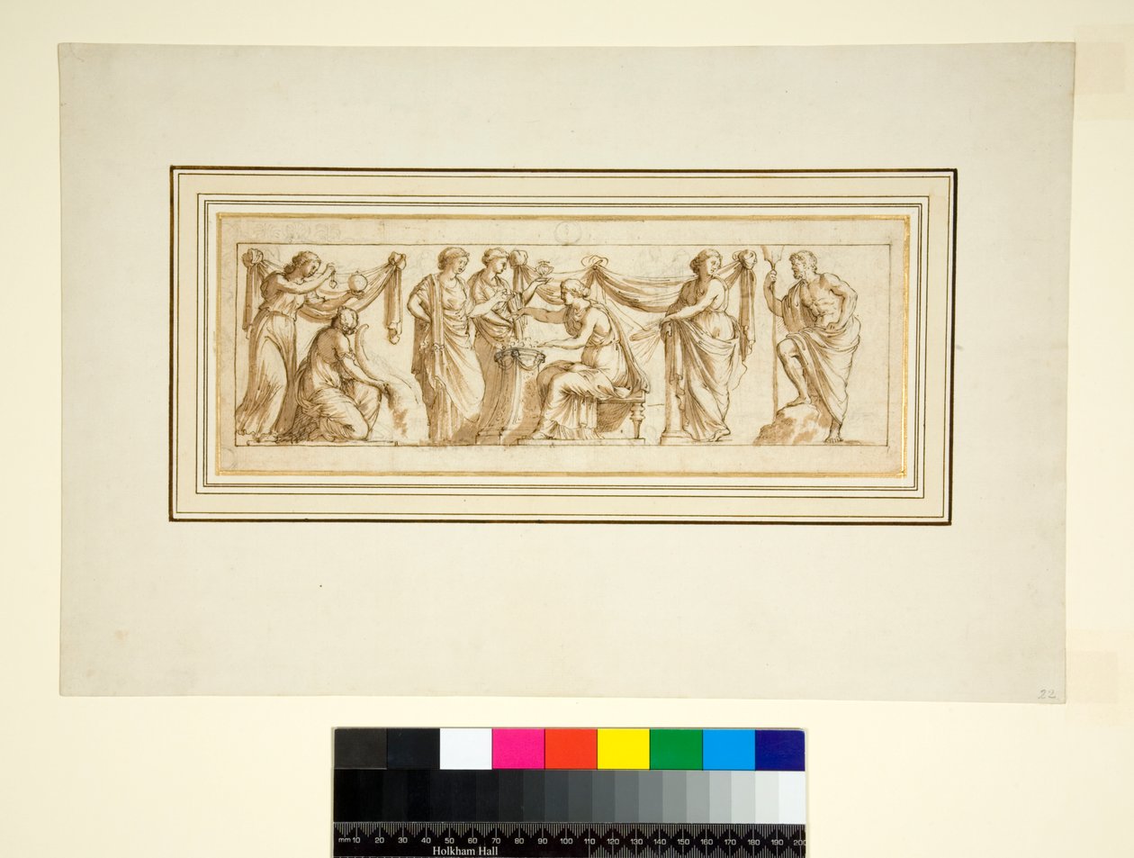 Kopi fra et antikt relief, der viser et offer af Pietro Santi Bartoli