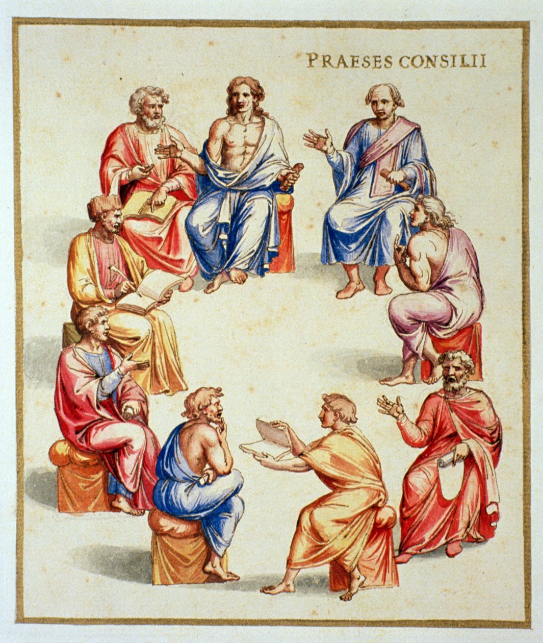 Ms Gen 1496 Plade CXXXIII Senat, 1674 af Pietro Santi Bartoli
