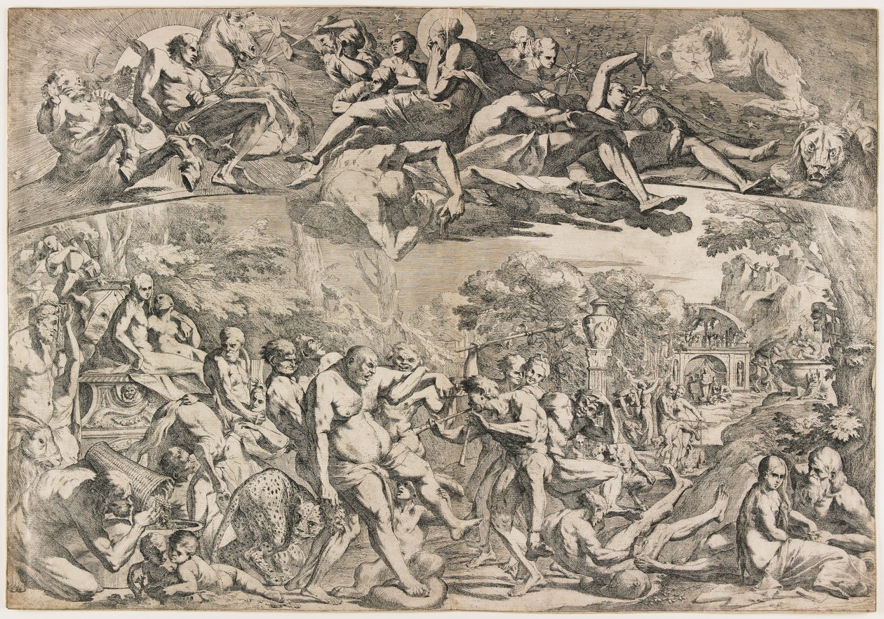 Allegori om efteråret, c.1642-44 af Pietro Testa