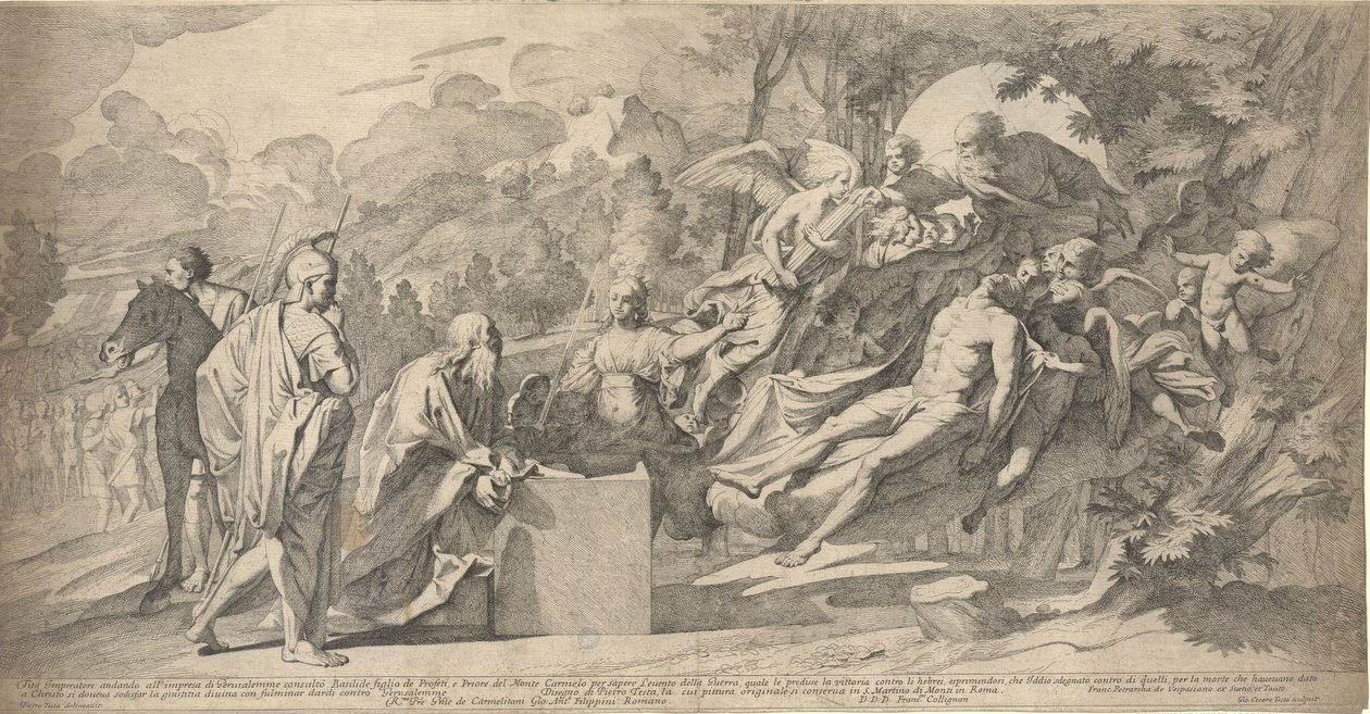 Basilides profeti af Pietro Testa