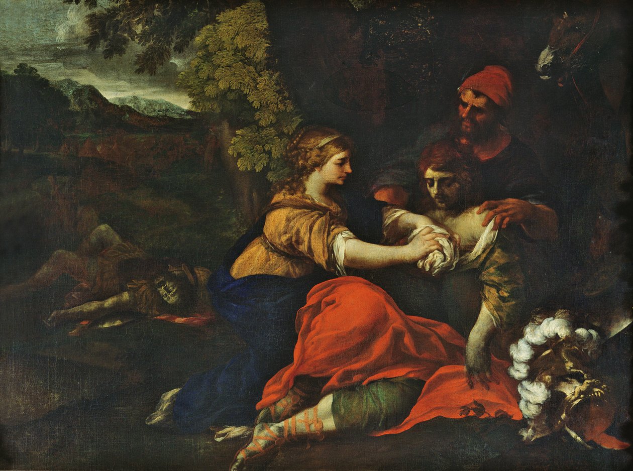 Tancred og Erminia, c.1640-45 af Pietro da Cortona