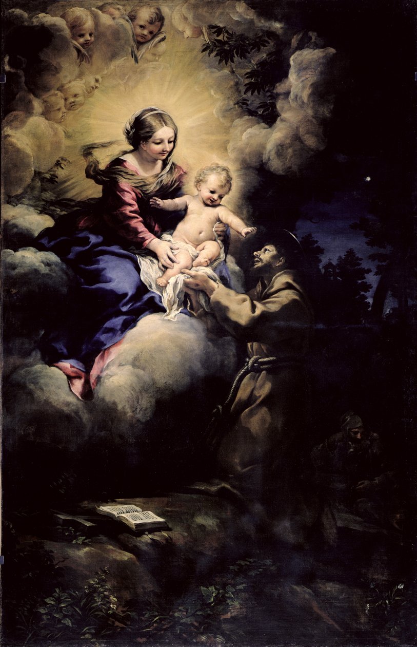Franciskus besøg, 1641 af Pietro da Cortona