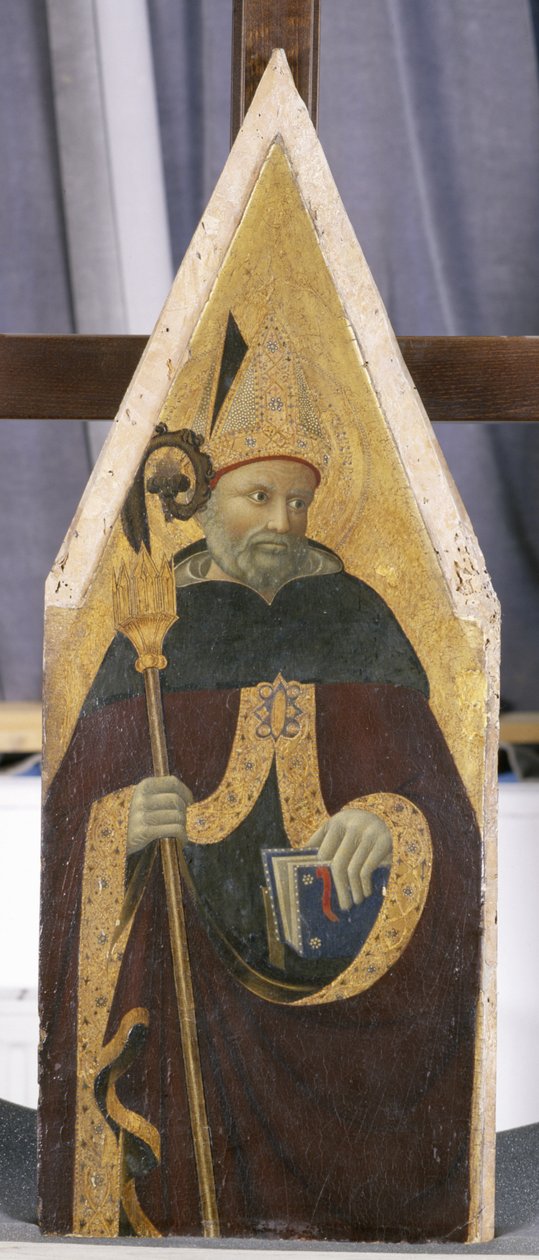 St. Augustine, ca. 1440 (tempera på poppeltræ) af Pietro di Giovanni di Ambrogio Pietro di Giovanni di Ambrogio