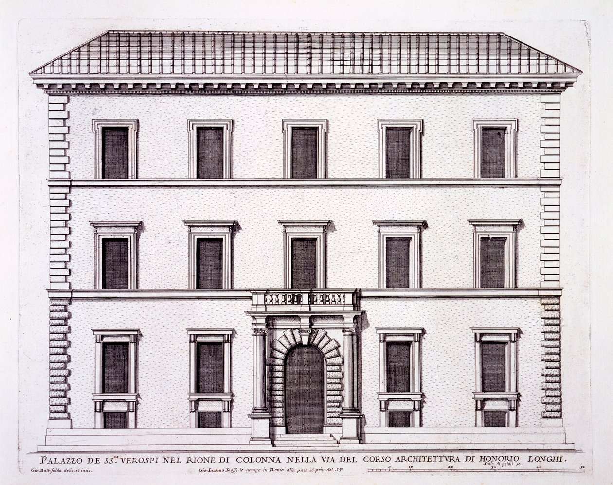Palazzo Verospi, Rom, fra 