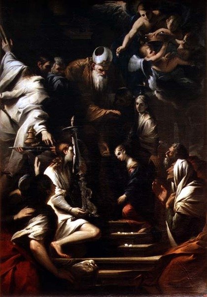 Præsentationen af Jomfru Maria, begyndelsen af 1640