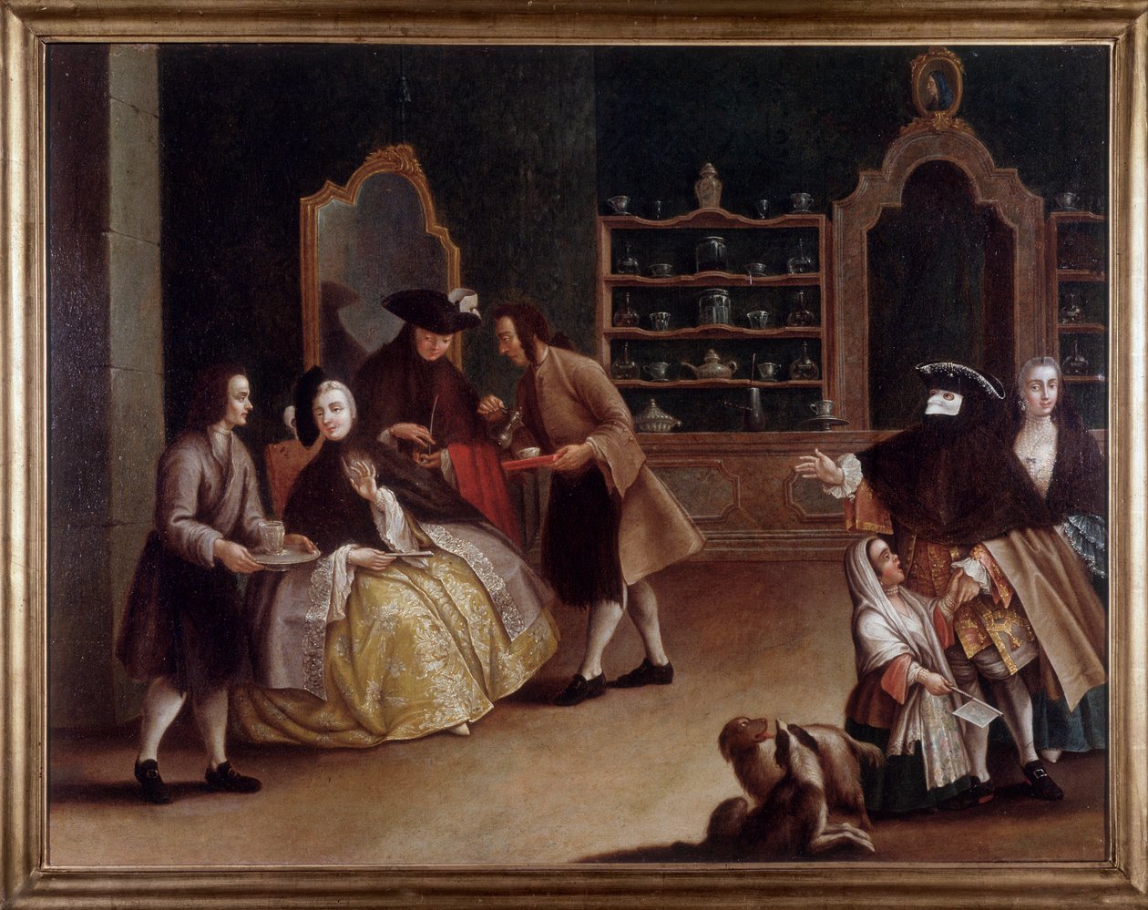 Kaffebaren (maleri af Pietro (after) Longhi